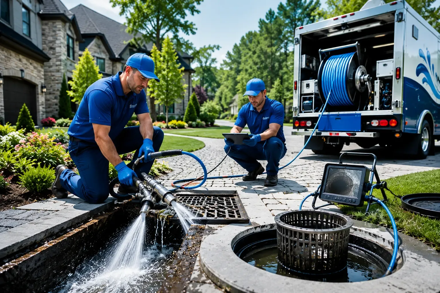 Local outdoor drain cleaning professionals in Wales, WI