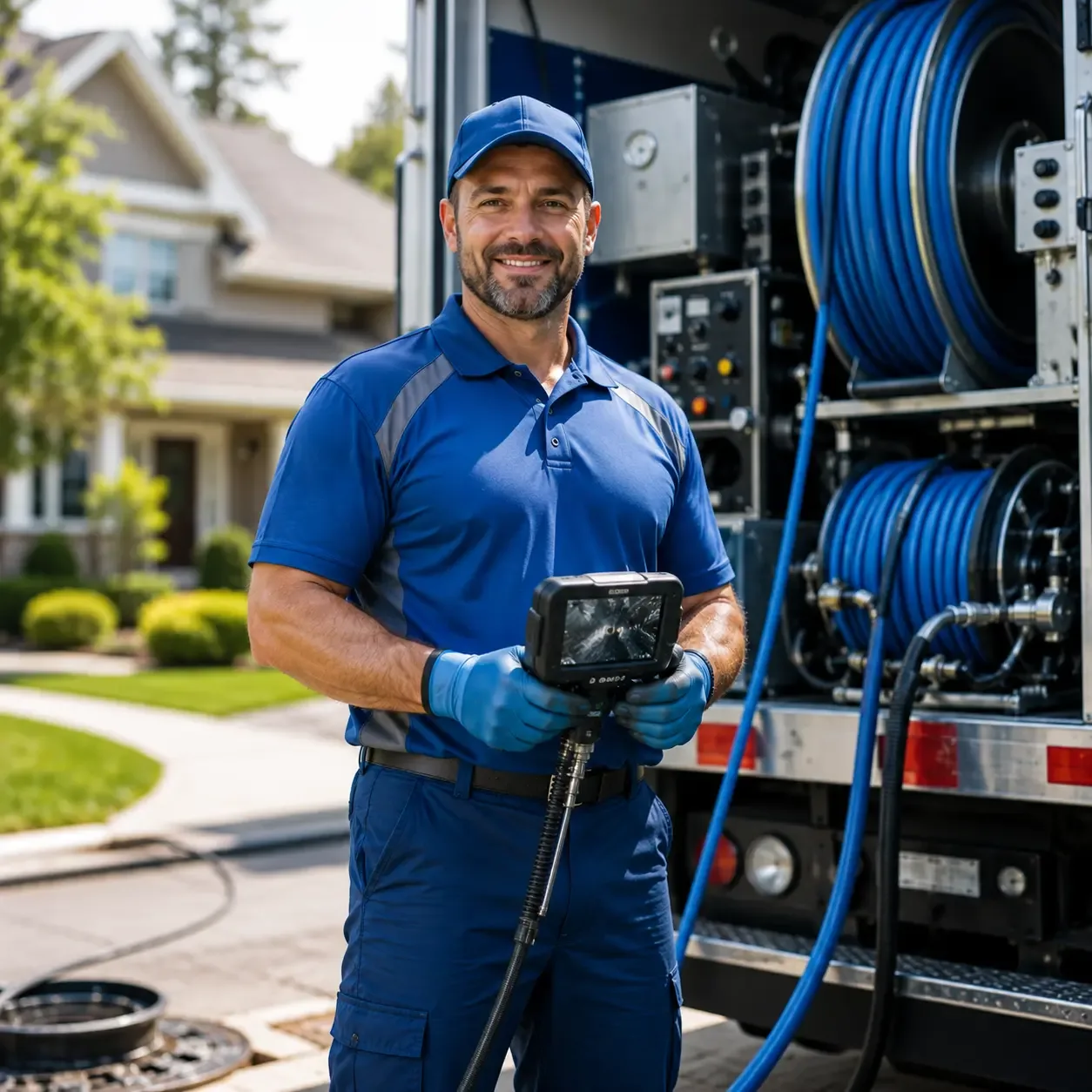 Local outdoor drain cleaning specialists in Wales, WI